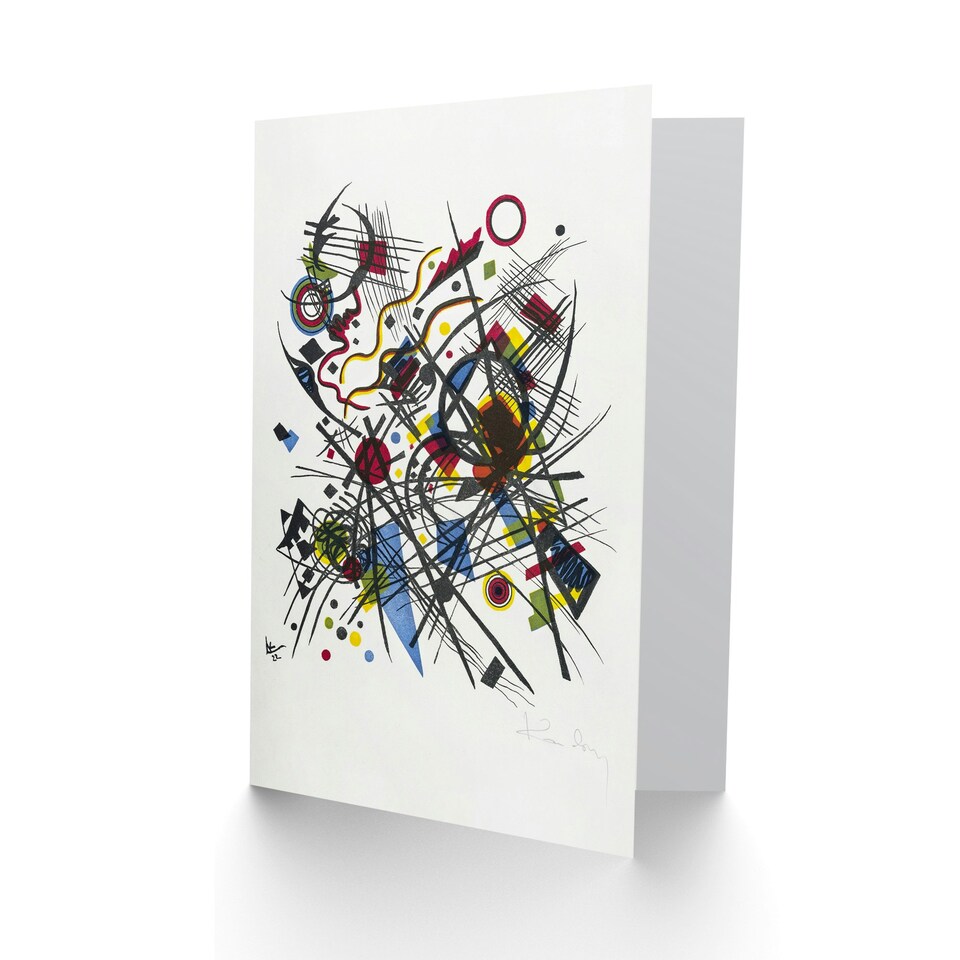 image 1 of Wassily Kandinsky Art Card Lithograph for the Fourth Bauhaus Portfolio
