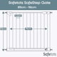 image 3 of Safetots SafeStep Gate, Black, 89cm - 96cm, Extra Low Walkthough, 74cm Extra Wide Doorway, One Piece Extra Wide Baby Gate