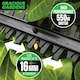 image 4 of Gracious Gardens 550W 2.5m Electric Long Reach Hedge Trimmer | Green | Green | 1