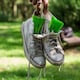 image 2 of No Stink Sports Shoe Deodorisers, Bamboo Charcoal Lime Scent Pair (15 x 5.5 cm). | Multi | Green | 15cm x 5.5cm