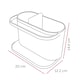 image 6 of ReBorn Recycled Sink Tidy | Green | Sage Green & Charcoal Grey