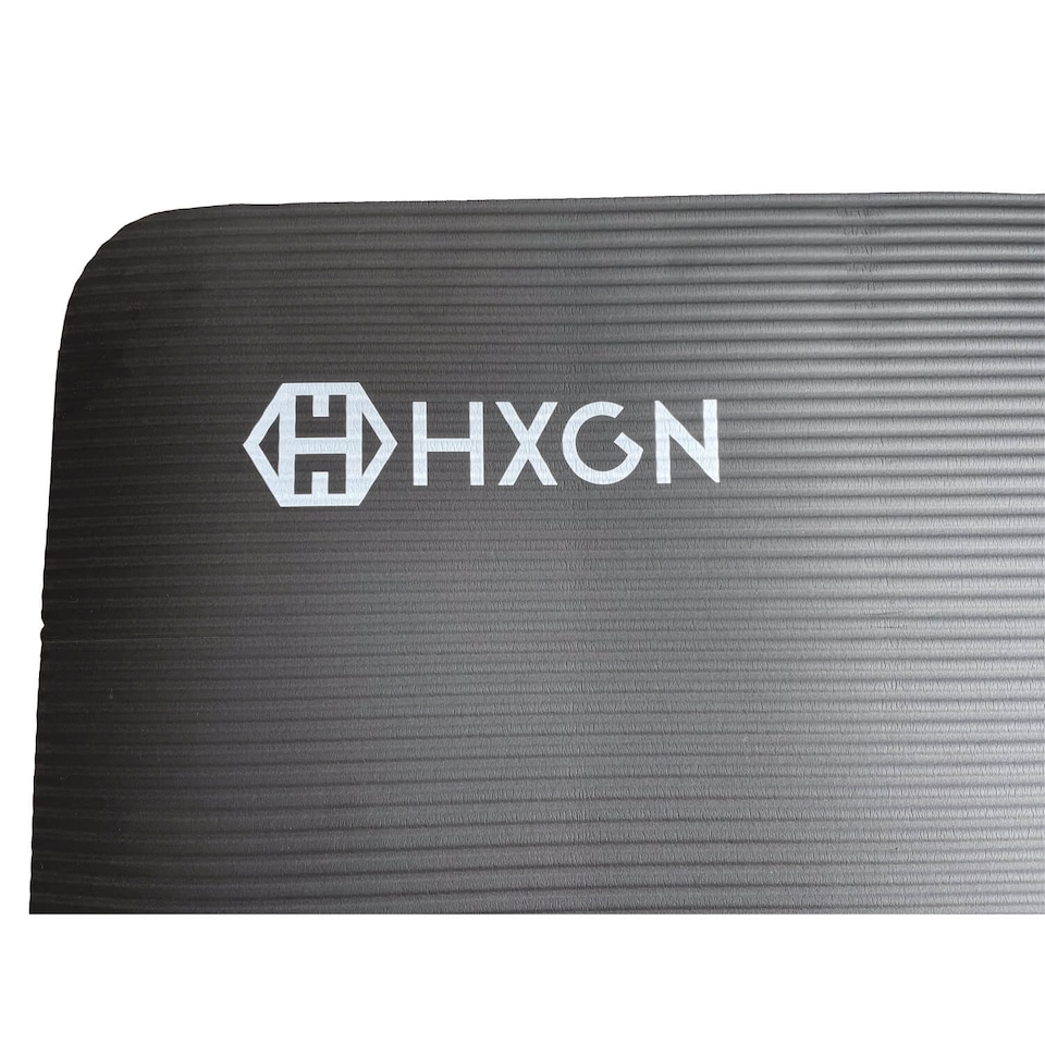 image 1 of HXGN 10mm High-Density NBR Exercise Mat — 183 x 61 cm, Black | Multi | Black | L 183 x W 61cm
