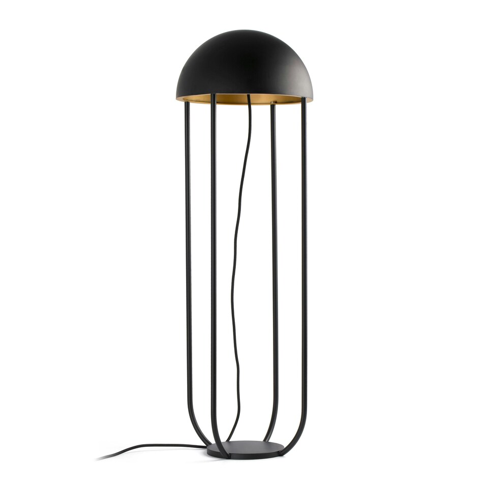 image 1 of Jellyfish LED Floor Lamp Black, Gold