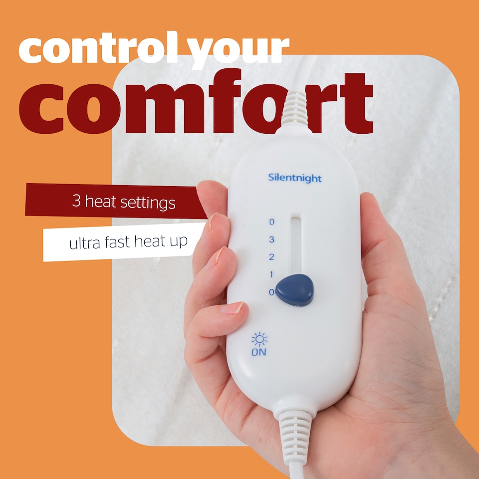 image 1 of Silentnight Winter Warmer Electric Blanket | White | M