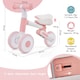 image 2 of COSTWAY Baby Balance Bike Folding Toddler Walker Pink