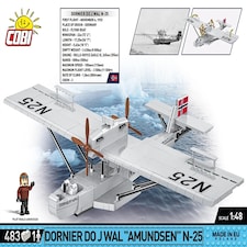Cobi 1384 Historical Collection  Dornier Do J Wal "Amundsen" N25 483 pcs