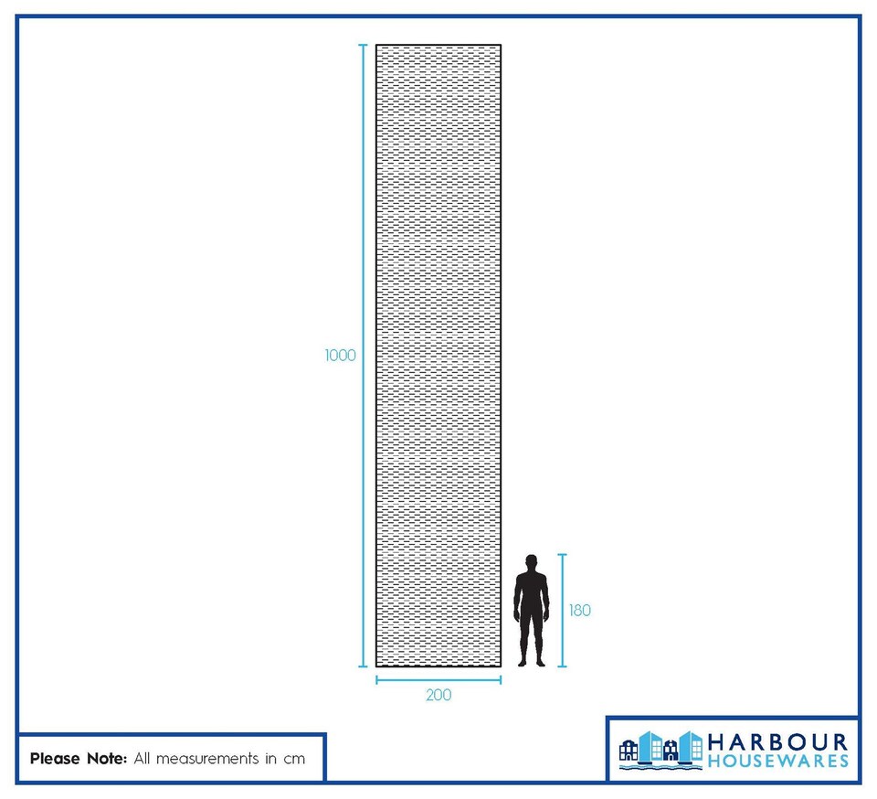image 1 of Harbour Housewares 30gsm Plant Fleece Frost Protection Set - Horticultural Winter Wrap Cover Protector | White | White | 2M x 10M (1 Roll)