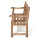 image 9 of Rowlinson Tuscan Heavy Duty Bench 1.5m Brown