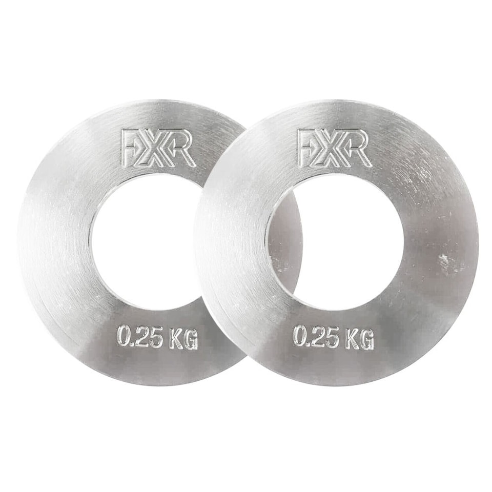 Fractional 2" Chrome Weight Plates - 2 x 0.25kg