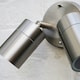 image 2 of ValueLights Silver Twin Spotlight Outdoor Garden IP44 Wired Wall Light