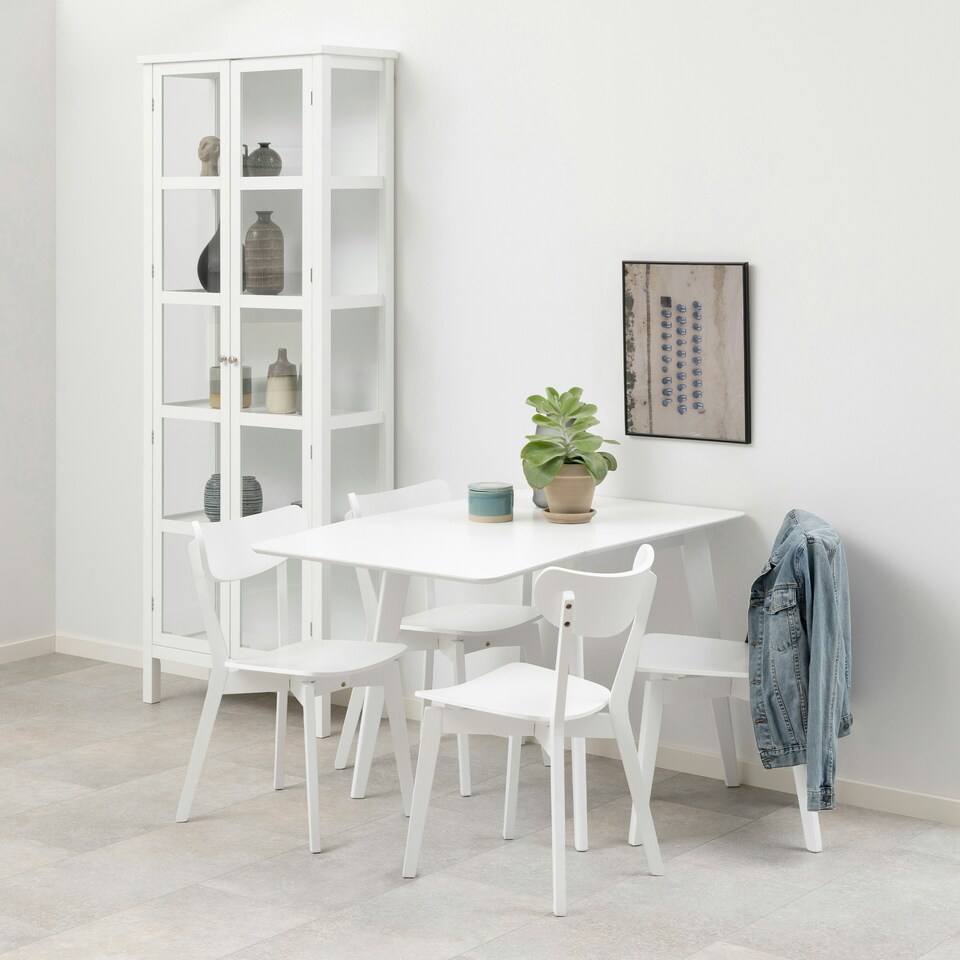 image 1 of Roxby Square Dining Table in White