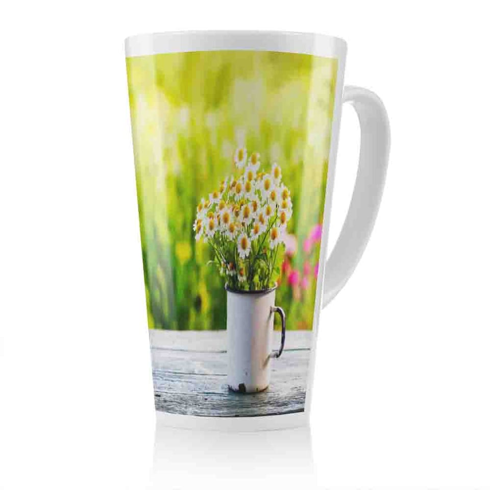 image 1 of Spring Daisies Latte Mug