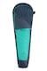 image 2 of Mountain Warehouse Traveller 50 Sleeping Bag Mummy Shaped Windproof Camp Bed Regular Length | Blue | Teal