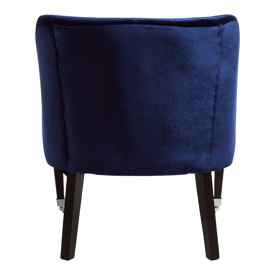 image 1 of Interiors by Premier Darwin Blue Velvet Chair