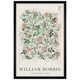image 1 of Black Wooden Framed William Morris Jasmine In Progress Maxi Poster
