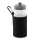 image 1 of Quadra Water Bottle And Fabric Sleeve Holder - Black - One Size