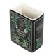 image 4 of Ceramic Poisonous Plants Book Shaped Vase - (H14.5 x W11cm) Black