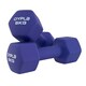 image 4 of Pair of 6kg Hex Anti Roll Neoprene Non Slip Hand Dumbbells Workout Weights