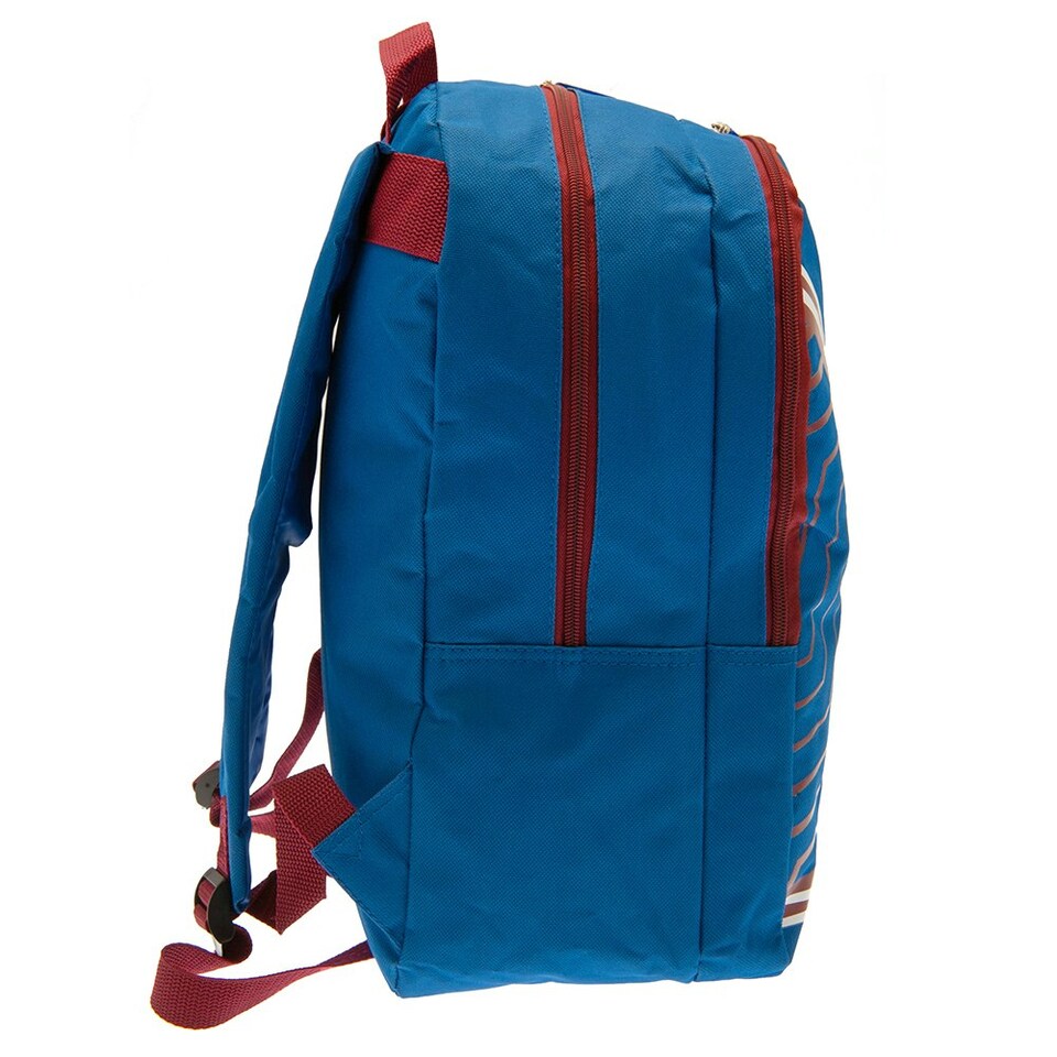 image 1 of FC Barcelona Crest Backpack - Blue/Maroon - One Size