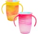 image 1 of Munchkin Miracle 360 Sippy Cup Baby Trainer Spill Free Handles 7oz Twin Pack