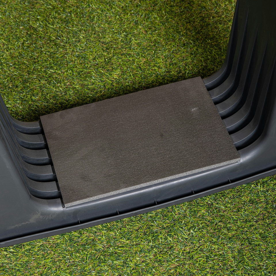image 1 of Black / Grey Plastic Garden Planting 2-1 Kneeler, Stool and Storage