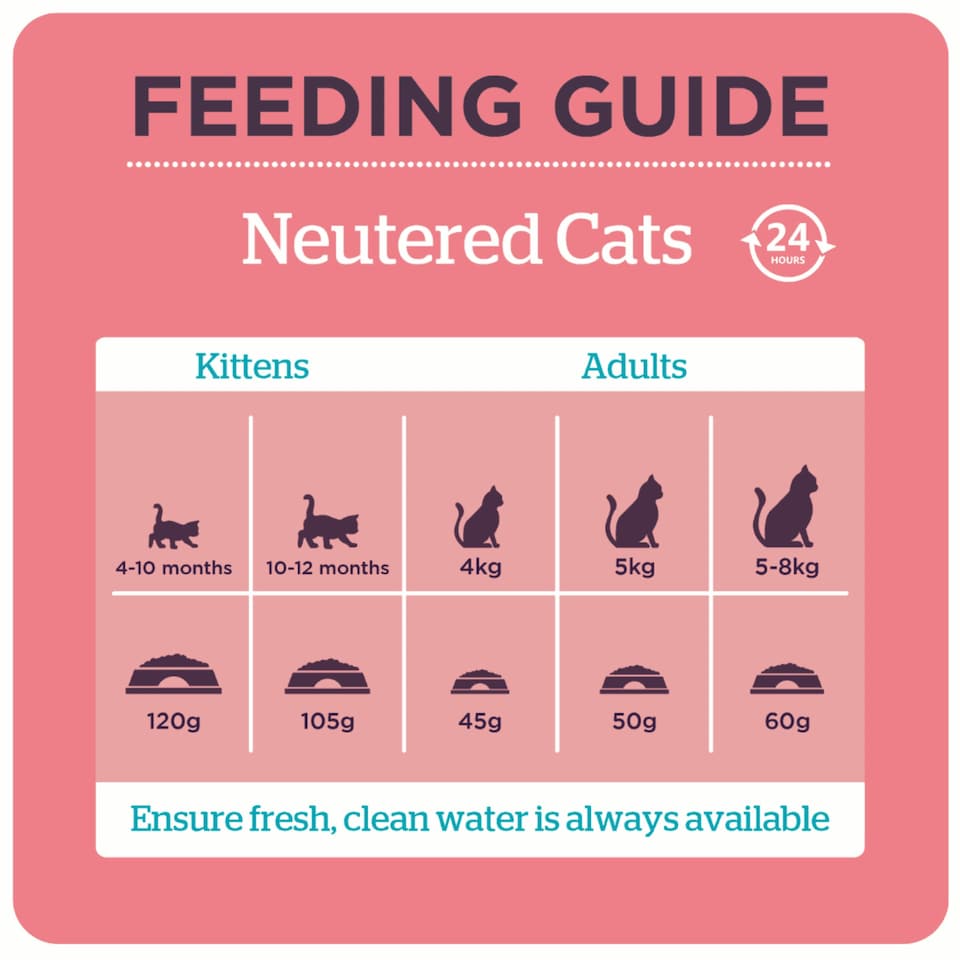 image 1 of Burgess Neutered Cat Food With Chicken - 1.5KG