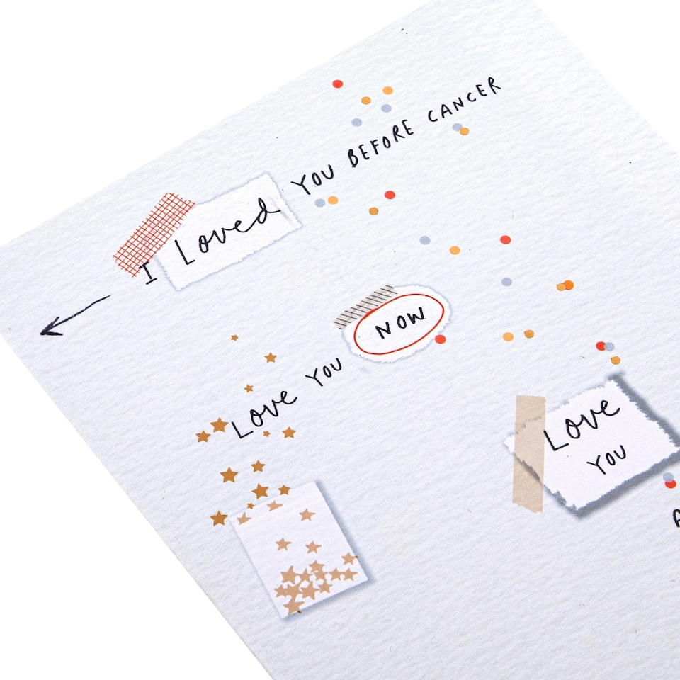 image 1 of Hallmark Maggie's - Cancer Diagnosis Charity Card - I Loved You Before Design
