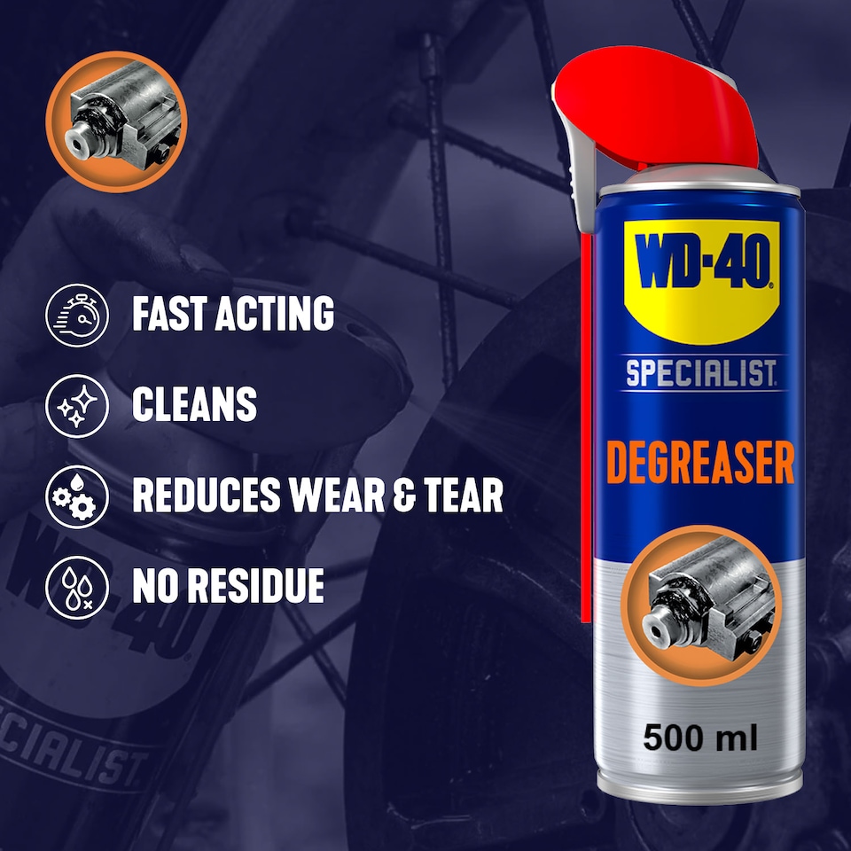 image 1 of WD-40 Specialist Degreaser 500ml Professional Strength-Heavy Duty, 3 Pack