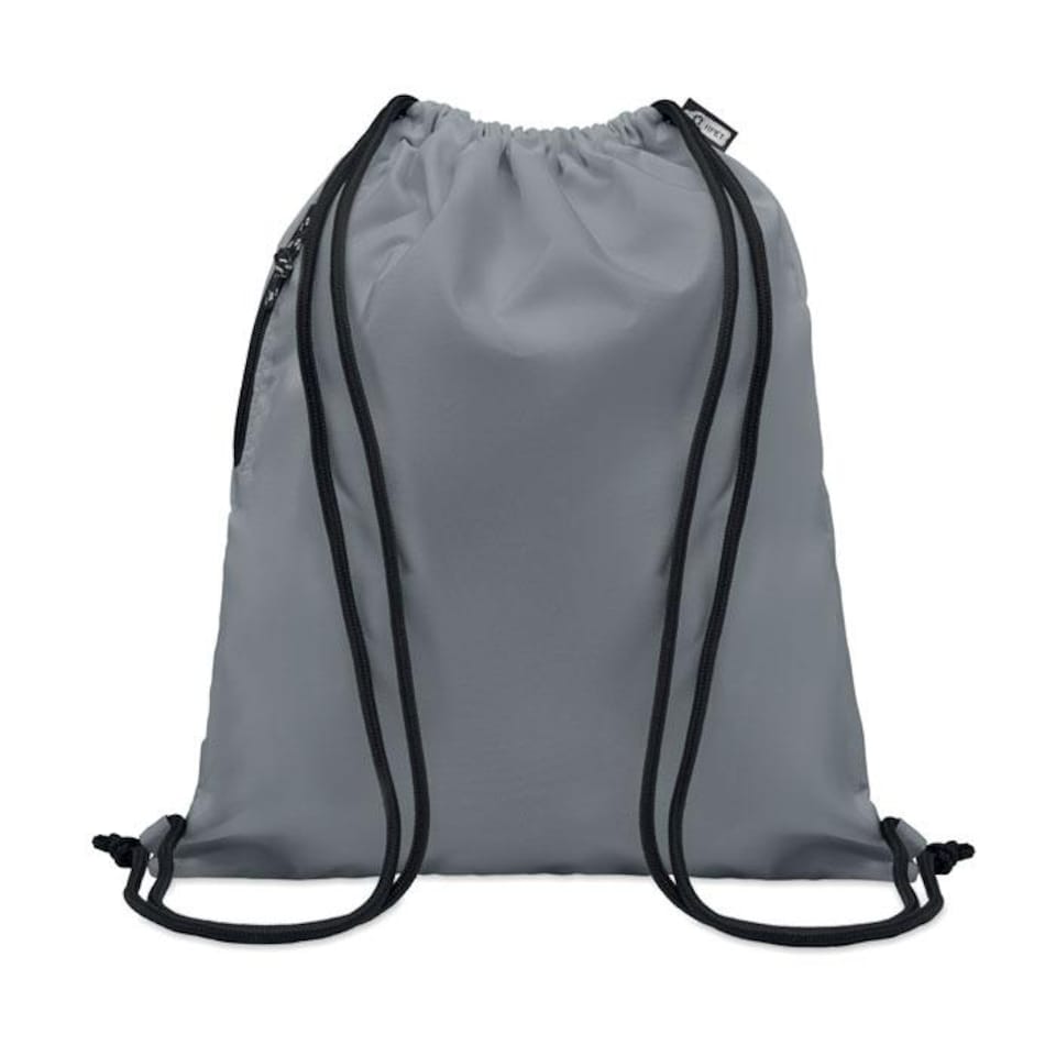 image 1 of MidOcean Night Large RPET Drawstring Bag | Grey | Grey | One Size | 1