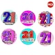 image 1 of Simon Elvin Various Ages (1-17) Small Badges (Pack Of 6) - Multicoloured - 2