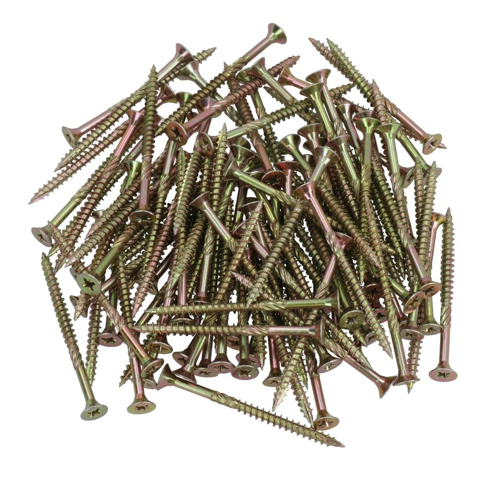 image 1 of Countersunk Wood Screws 5.0 x 70mm Serrated Edge Prevent Splitting PZ2 100pc