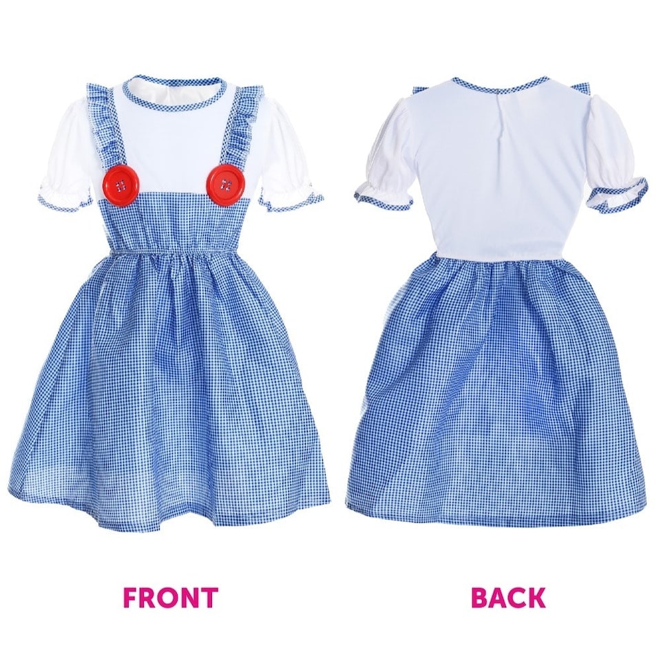 image 1 of Kansas Girl Costume - Soft Basket & Dog Blue | S
