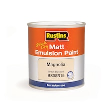 Rustins Quick Dry Matt Emulsion Paint Magnolia 500ml