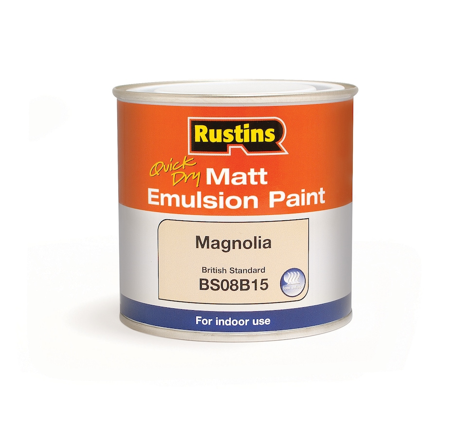 image 1 of Rustins Quick Dry Matt Emulsion Paint Magnolia 500ml