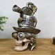 image 2 of Gifts Direct 2 U Steampunk Skull Camera Hat Ornament