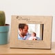 image 1 of Personalised Daddy's First Father's Day Wood Picture Frame 6 x 4 Dad