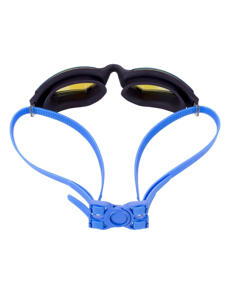 image 1 of Fashy Splash II Mirrored Adult Swim Goggles - Blue/Black