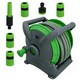 image 1 of Garden Compact Wall Hose Reel With 15 Metres Of Hose + 5 Nozzles / Fittings