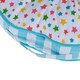 image 4 of Homescapes Multi Stars & Blue Stripes Round Floor Cushion Multi