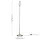 image 3 of ValueLights Traditional Style Satin Nickel Barley Twist Floor Lamp Base | Chrome