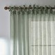 image 8 of Yard Nimbus Sheer Eucalyptus Tie Top Curtain Panel 290 x 250 cm Multi