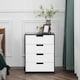 image 7 of HOMCOM Chest of Drawers, 4 Drawer Storage Cabinet Unit Bedroom Living Room