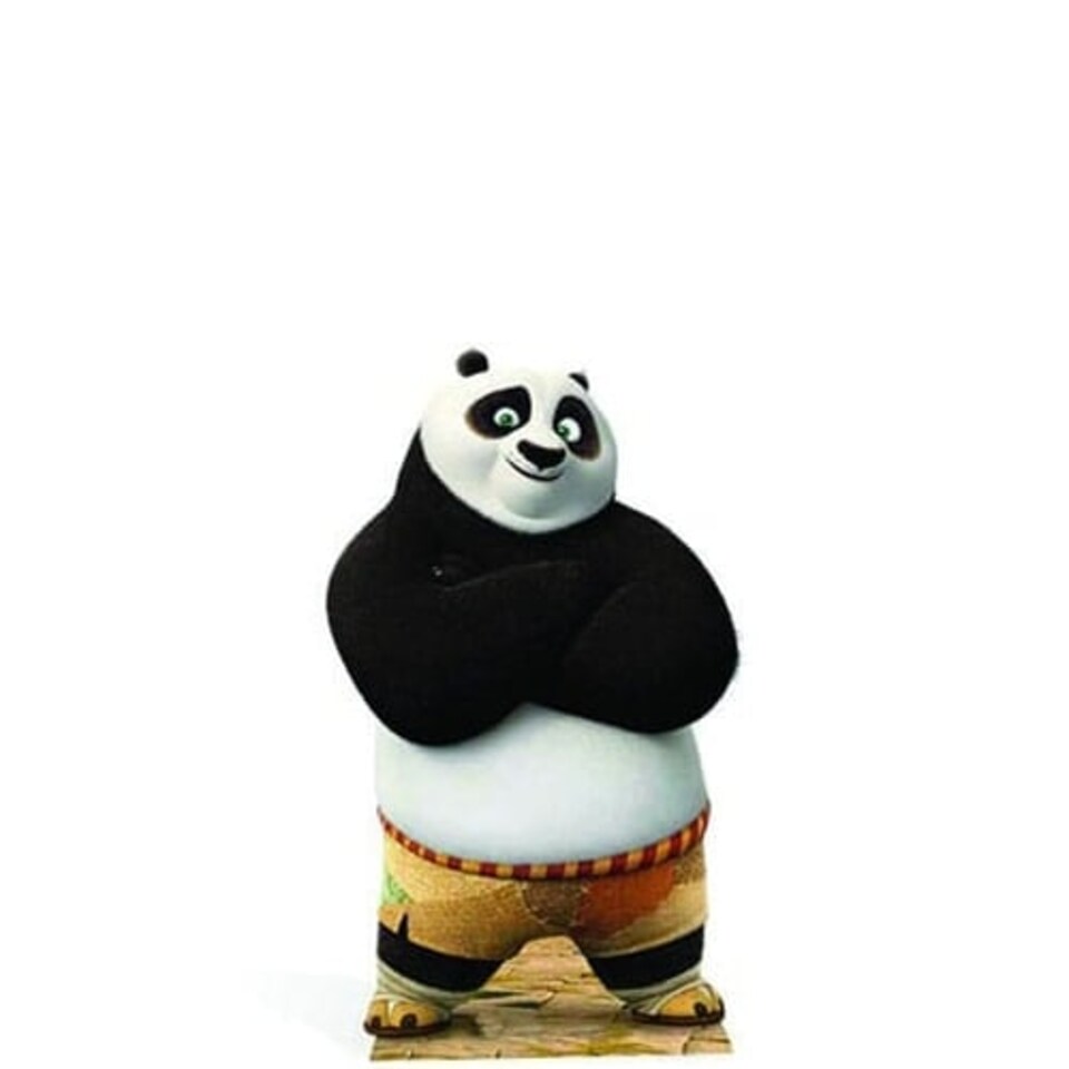 Kung Fu Panda Po Mini Cardboard Cutout - 95cm