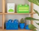 image 2 of LEGO Storage Brick 4 Stud - Translucent Light Green