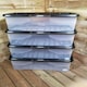 image 2 of 4 x 42L Clear Under Bed Storage Box with Black Lid, Stackable and Nestable Design Storage Solution
