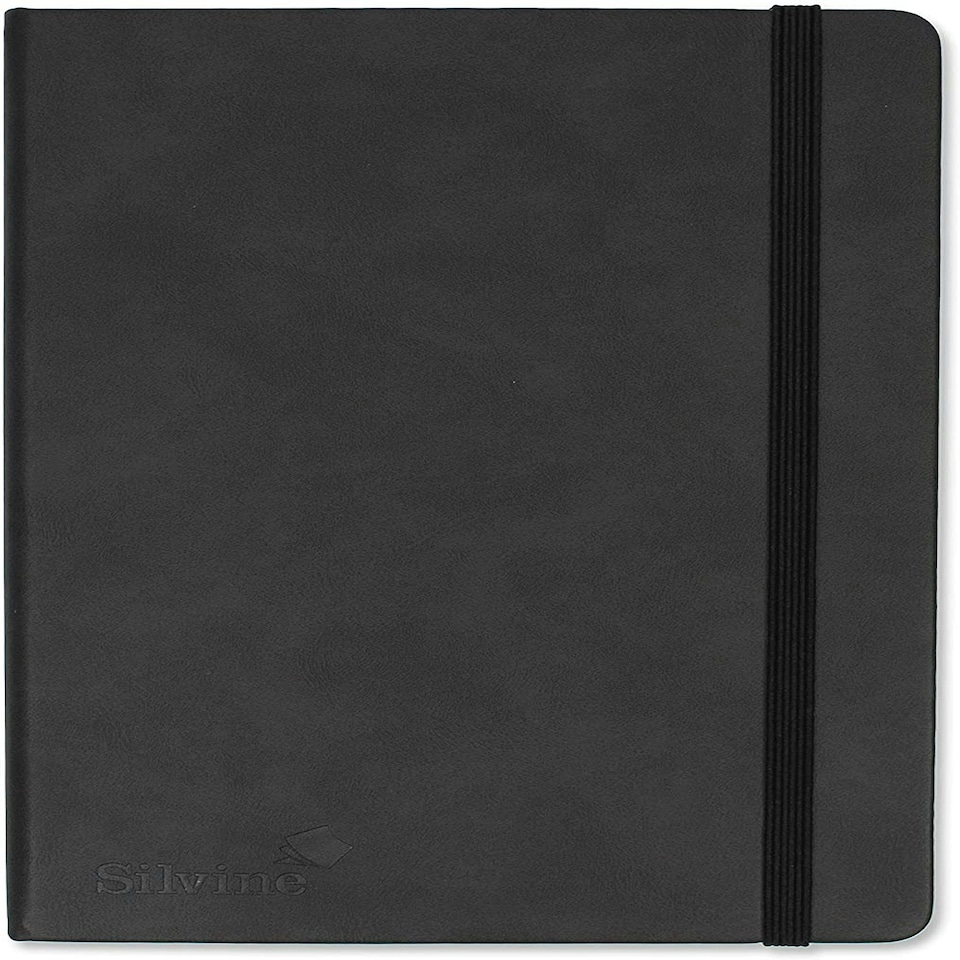 image 1 of Silvine A5 Executive Soft Feel Black Notebook Journal