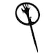 image 2 of Halloween Characters Acrylic Cake Pick Toppers - Pack of 4