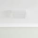 image 2 of ValueLights Lacey White Square IP44 Bathroom Flush or Recessed Integrated LED Ceiling Light