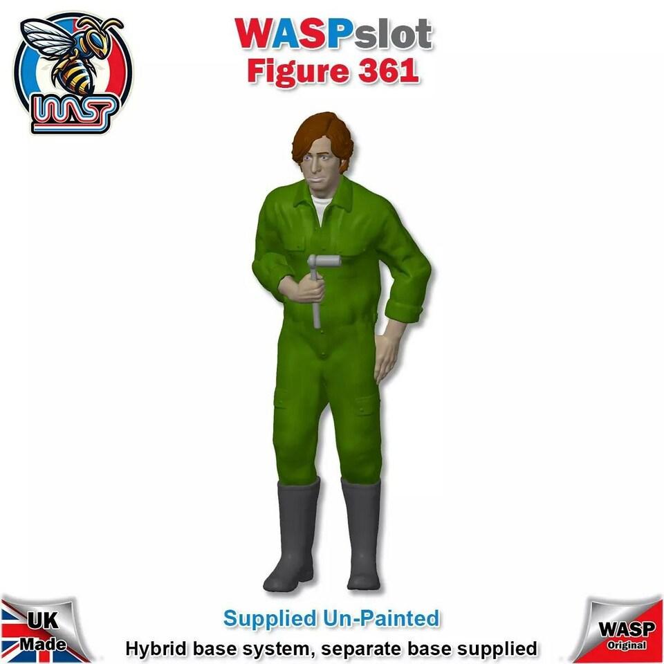 image 1 of Trackside Unpainted Figures Farm Mechanics x 3 Scenery Set 122 1:32 Wasp