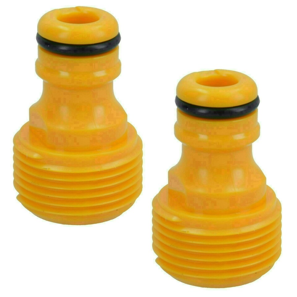 image 1 of Hozelock Accessory Adaptor Connector 3/4in BSP Sprinkler Female to Male 2PK